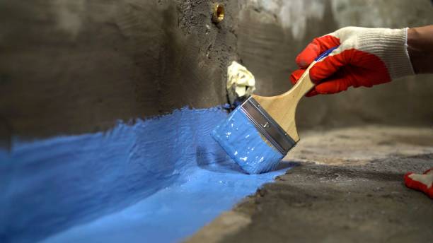 Commercial Interior Drainage System project at a Minneapolis, MN business property by SJ Waterproofing Pros